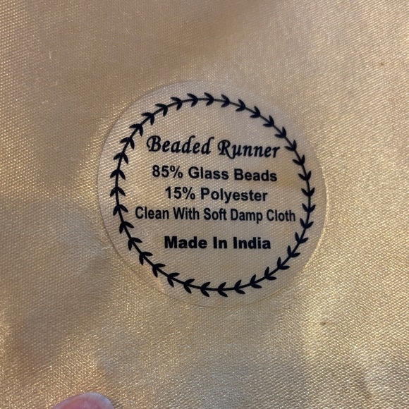 Colorful Beaded Table Runner - Picture 2 of 6